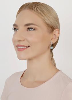 Blau - Sabrina Vintage - Ohrringe von Konplott